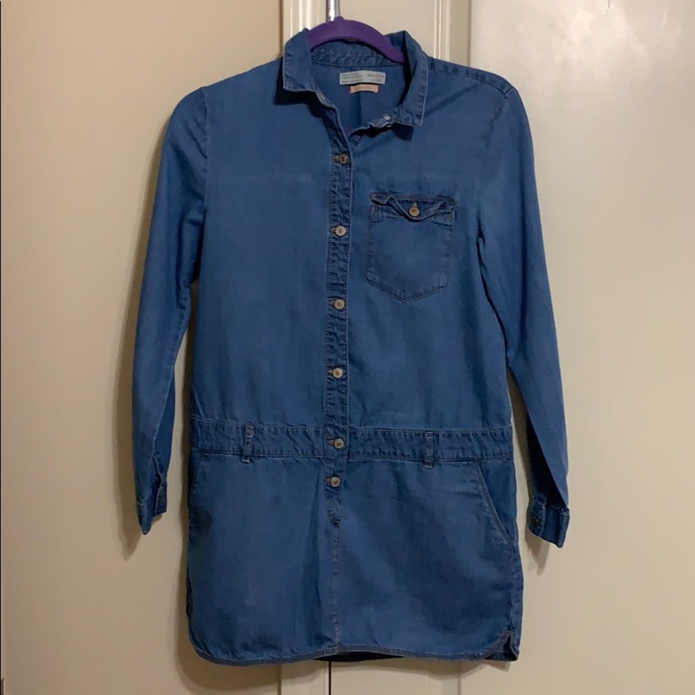 Zara girls denim dress